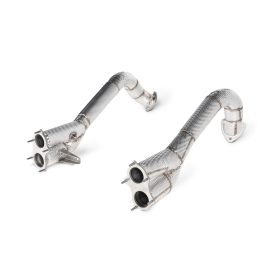 Akrapovic Tubo di Raccordo (Titanio) - PORSCHE 718 Cayman GTS 4.0 / Boxster GTS 4.0