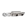 Akrapovic Link Pipe Set w Cat (SS) - PORSCHE 911 Carrera / Cabriolet / Targa /S/4/4S/GTS (991.2)