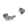 Akrapovic Link Pipe Set w Cat (SS) - PORSCHE 911 Carrera /T/S/4S/Cabriolet/Targa (992.2) - OPF/GPF