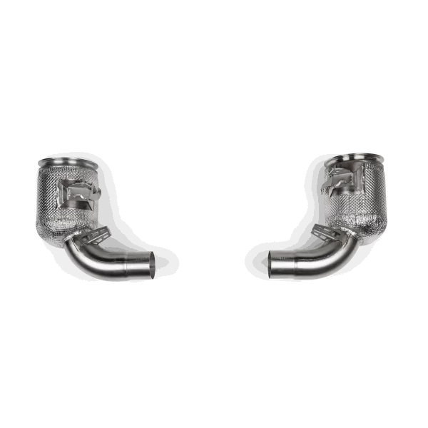 Akrapovic Tubo di Raccordo con Catalizzatore (Inox) - PORSCHE 911 Carrera /T/S/4S/Cabriolet/Targa (992.2)