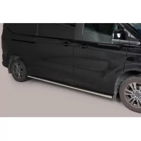 Oval Side Protection Tubes Ford Transit Custom Tourneo L2 2024-