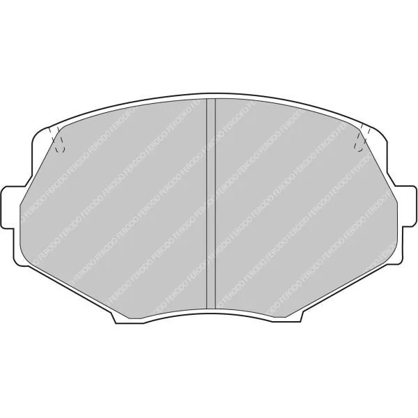 Plaquettes de Frein Ferodo FCP1011R