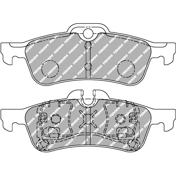 Plaquettes de Frein Ferodo FCP1676G