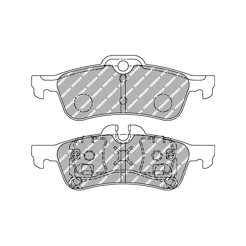 Plaquettes de Frein Ferodo FCP1676G
