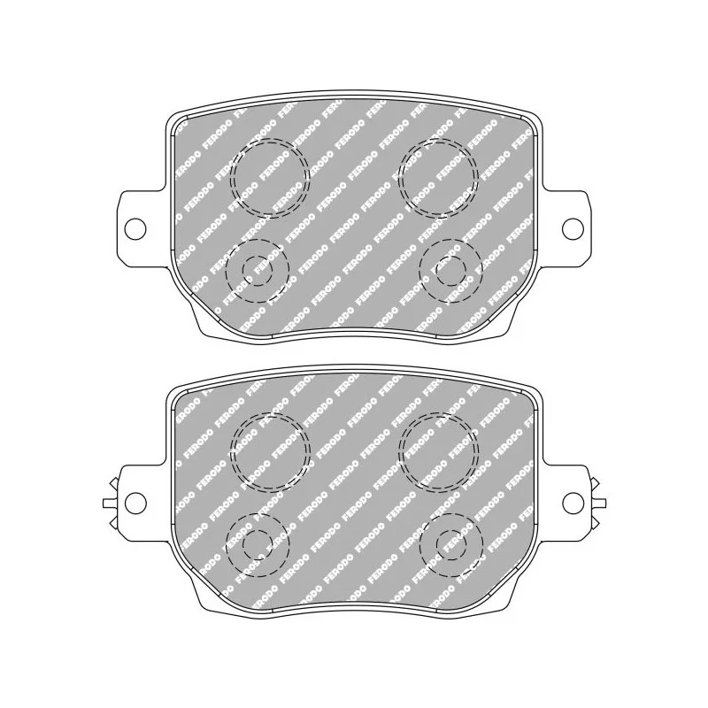 Plaquettes de Frein Ferodo FRP3162H Plaquettes de Frein Ferodo FRP3162H