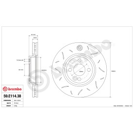 Dischi Freno Brembo TY3 59.E114.38