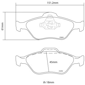 Brake Pads Brembo 07.B314.43 SPORT HP2