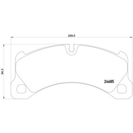 Brake Pads Brembo 07.B314.66 SPORT HP2
