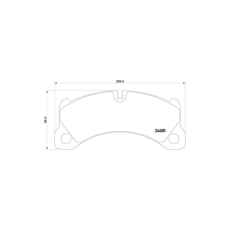 Brake Pads Brembo 07.B314.66 SPORT HP2 Brake Pads Brembo 07.B314.66 SPORT HP2