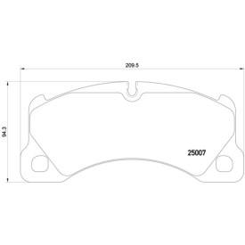 Bremsbeläge Brembo 07.B314.67 SPORT HP2