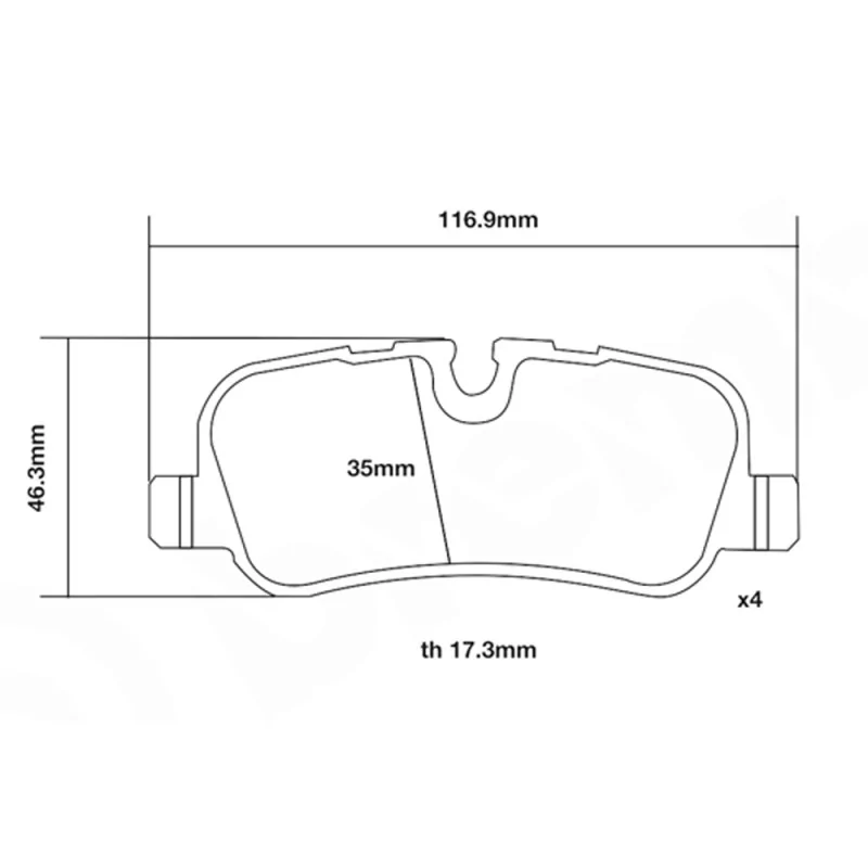 Brake Pads Brembo 07.B315.53 SPORT HP2 Brake Pads Brembo 07.B315.53 SPORT HP2