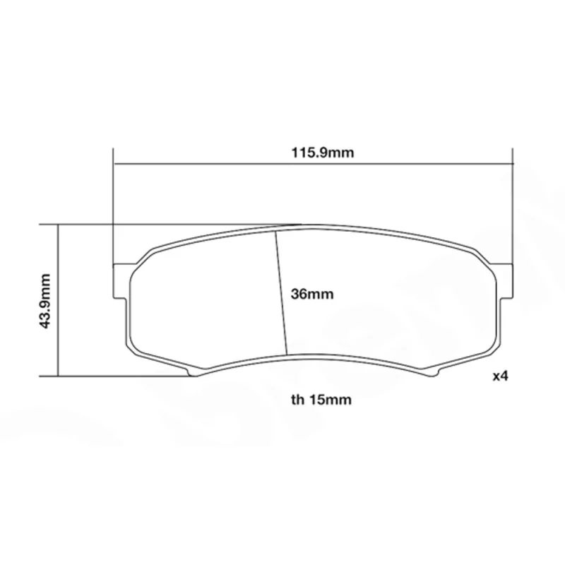 Brake Pads Brembo 07.B315.68 SPORT HP2 Brake Pads Brembo 07.B315.68 SPORT HP2