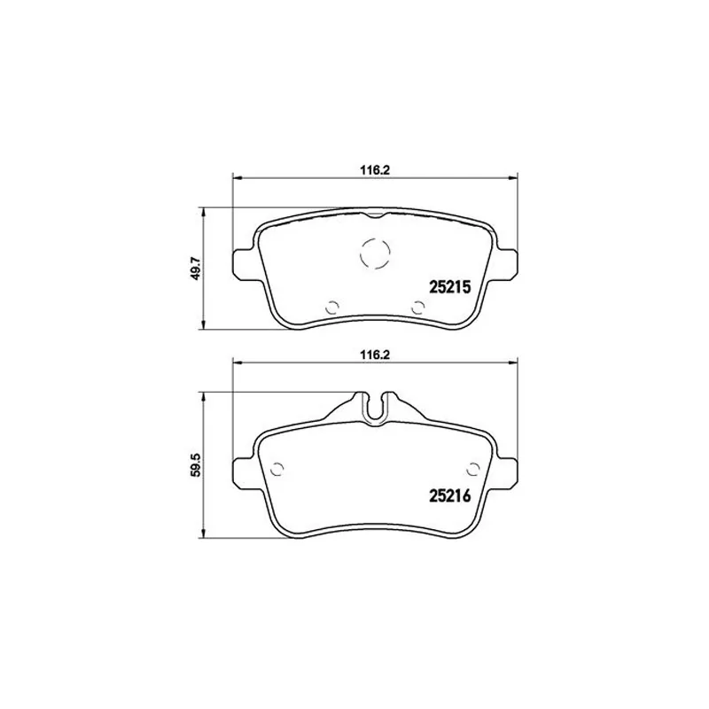 Brake Pads Brembo 07.B315.72 SPORT HP2 Brake Pads Brembo 07.B315.72 SPORT HP2