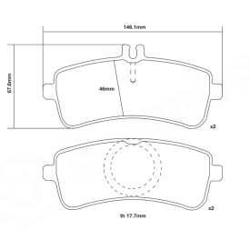 Brake Pads Brembo 07.B315.79 SPORT HP2