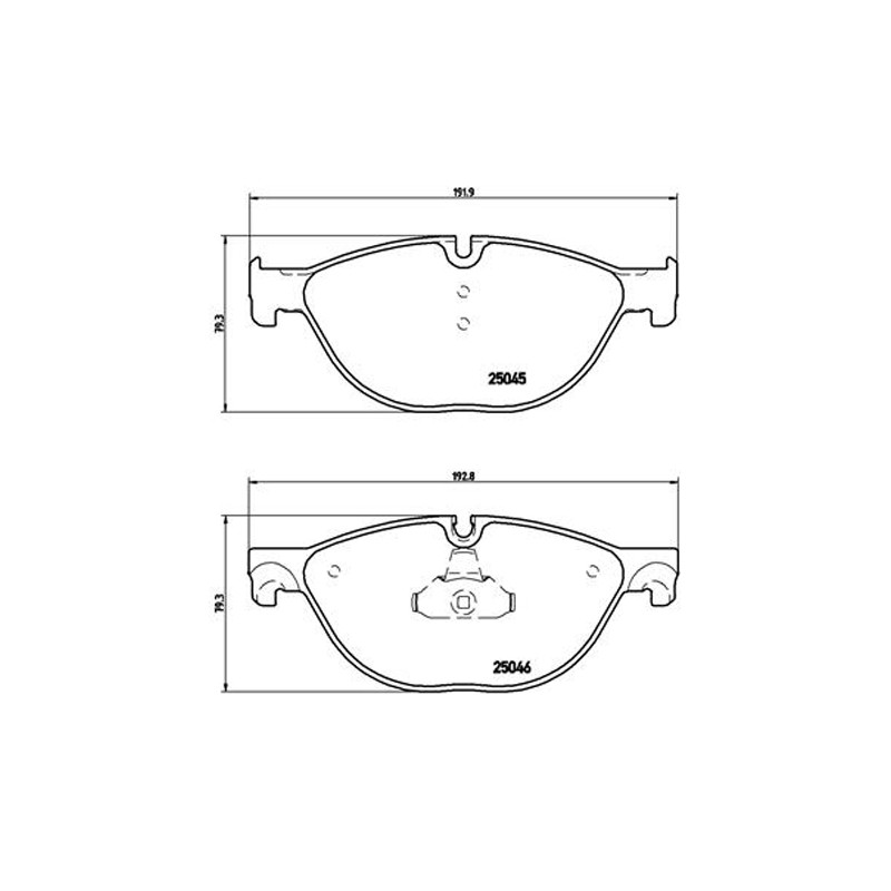 Bremsbeläge Brembo 07.D435.01 SPORT HP2 Bremsbeläge Brembo 07.D435.01 SPORT HP2