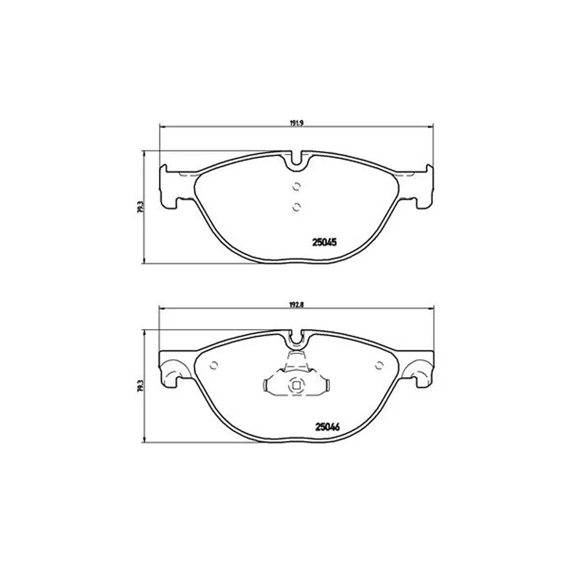 Brake Pads Brembo 07.D435.01 SPORT HP2 Brake Pads Brembo 07.D435.01 SPORT HP2