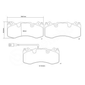Bremsbeläge Brembo 07.D435.33 SPORT HP2