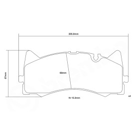 Brake Pads Brembo 07.D435.48 SPORT HP2