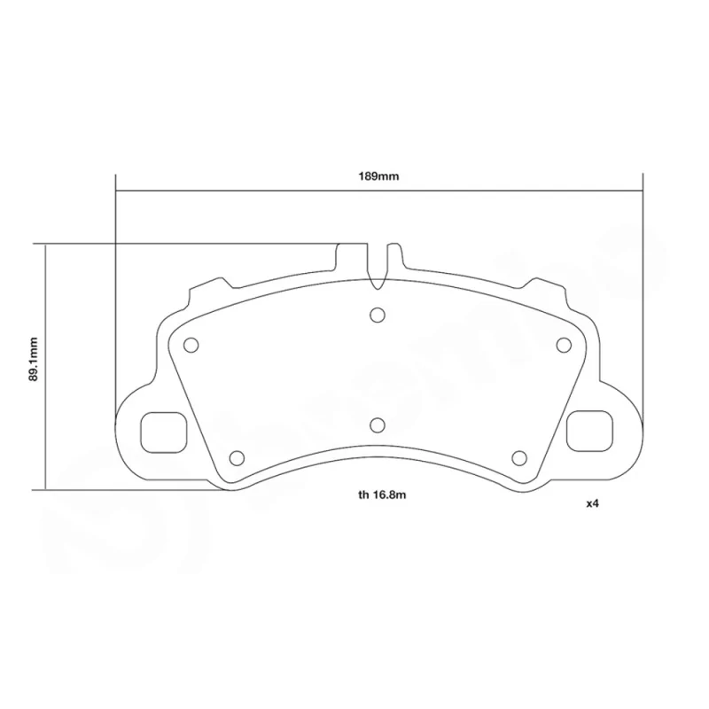Brake Pads Brembo 07.D435.63 SPORT HP2 Brake Pads Brembo 07.D435.63 SPORT HP2