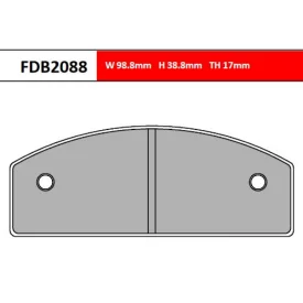 Pastiglie Freno Kart Ferodo FDB2088KA