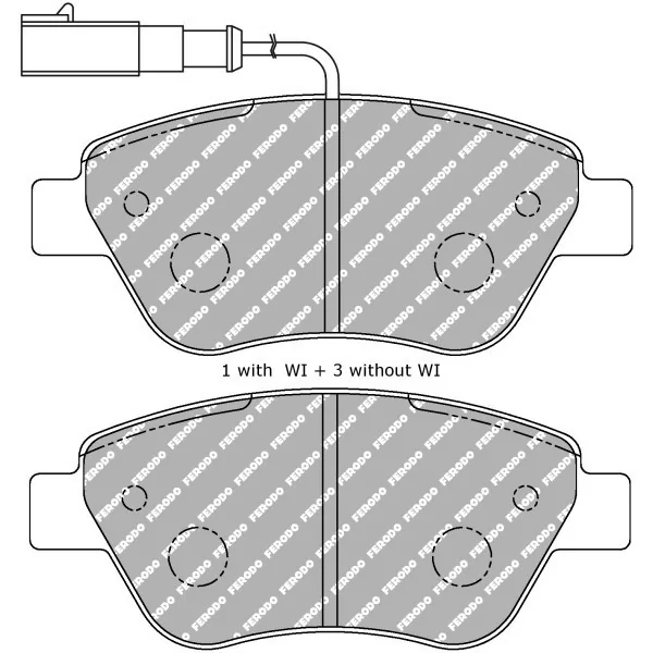 Pastiglie Freno Tuning Ferodo FDS1466
