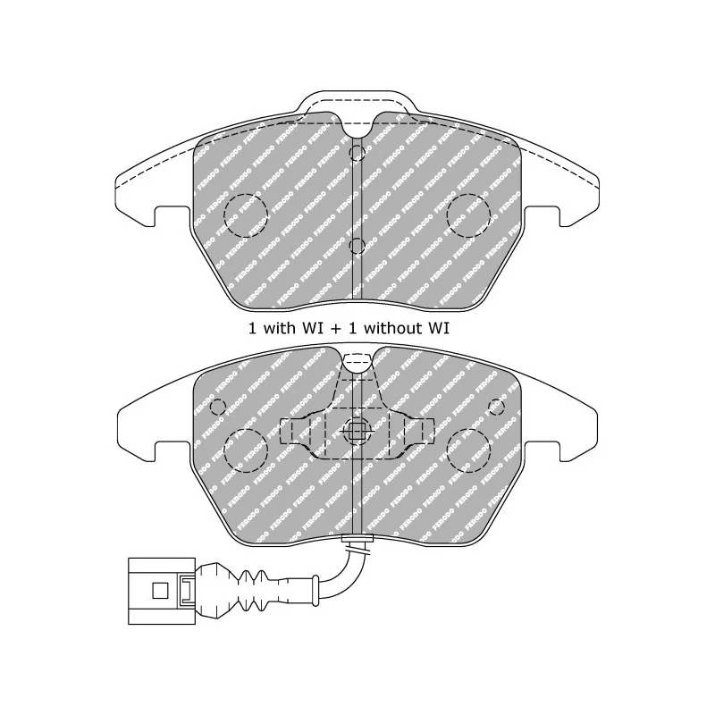 Tuning Brake Pads Ferodo FDS1641 Tuning Brake Pads Ferodo FDS1641