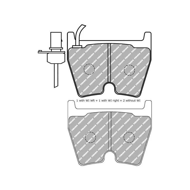 Tuning Brake Pads Ferodo FDS1664 Tuning Brake Pads Ferodo FDS1664