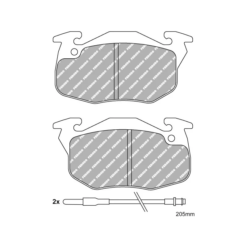 Tuning Brake Pads Ferodo FDS393 Tuning Brake Pads Ferodo FDS393