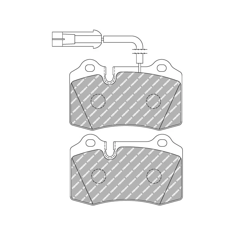 Plaquettes de Frein Tuning Ferodo FDS721 Plaquettes de Frein Tuning Ferodo FDS721