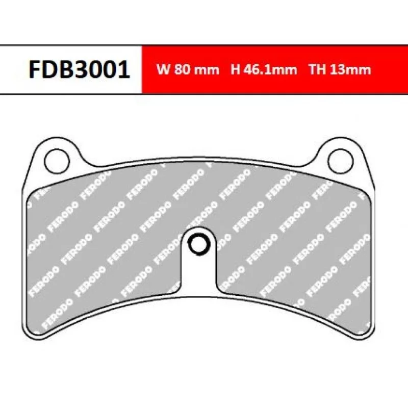 Plaquettes de Frein Kart Ferodo FDB3001KA Plaquettes de Frein Kart Ferodo FDB3001KA