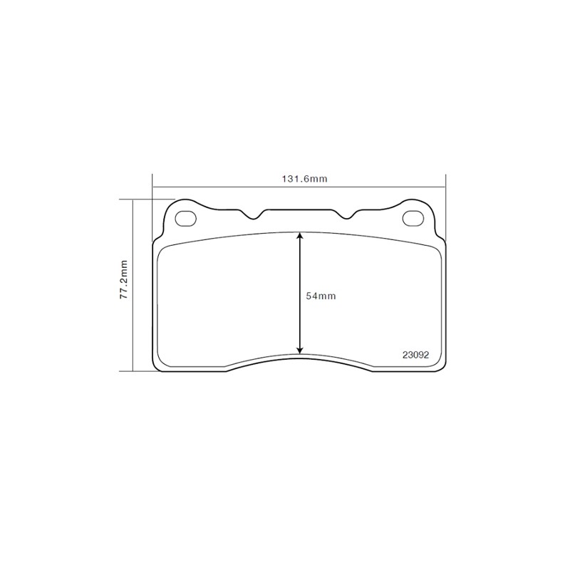 Brembo GT Brake Pad Set - 07B31448 Brembo GT Brake Pad Set - 07B31448