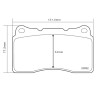 Brembo GT Brake Pad Set - 07B31448
