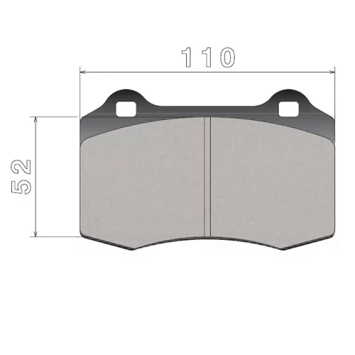Kit de Plaquettes Brembo GT - 107514631