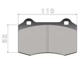 Kit de Plaquettes Brembo GT (avec accessoires) - 107C10200