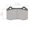 Kit de Plaquettes Brembo GT (avec accessoires) - 107C10200