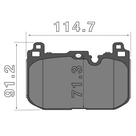 Brembo GT Brake Pad Set - 107C74110