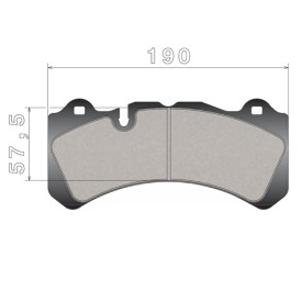 Brembo GT Brake Pad Set - 107955113