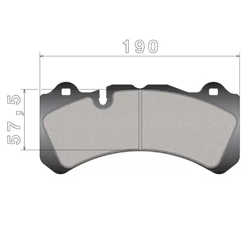 Brembo GT Bremsbelagsatz (mit Zubehör) - 207955113