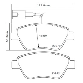 Plaquettes de Frein Brembo 07.B314.04 SPORT HP2