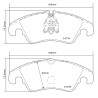 Plaquettes de Frein Brembo 07.B314.05 SPORT HP2