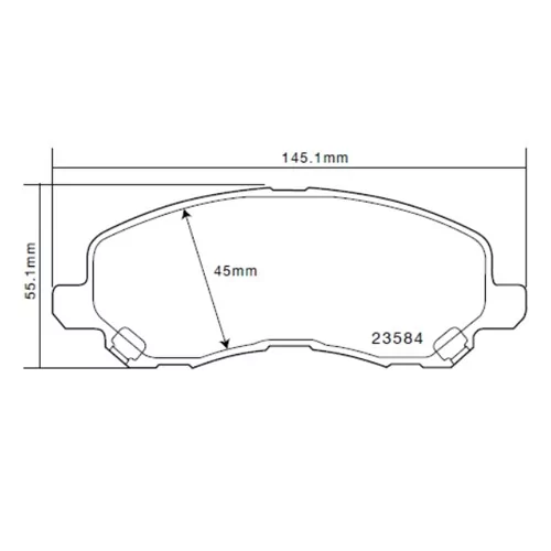 Plaquettes de Frein Brembo 07.B314.09 SPORT HP2