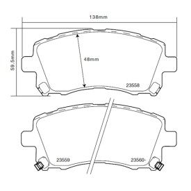 Plaquettes de Frein Brembo 07.B314.23 SPORT HP2