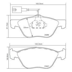 Brake Pads Brembo 07.B314.29 SPORT HP2
