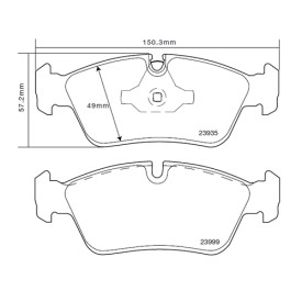 Plaquettes de Frein Brembo 07.B314.33 SPORT HP2