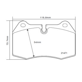 Plaquettes de Frein Brembo 07.B314.36 SPORT HP2