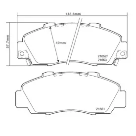 Bremsbeläge Brembo 07.B314.44 SPORT HP2