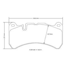 Plaquettes de Frein Brembo 07.B314.65 SPORT HP2