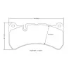Plaquettes de Frein Brembo 07.B314.65 SPORT HP2