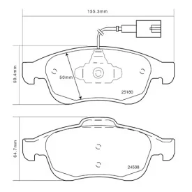 Plaquettes de Frein Brembo 07.B314.79 SPORT HP2