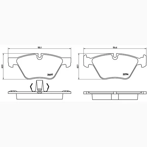 Brake Pads Brembo 07.B314.97 SPORT HP2